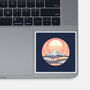 Calm Sunset-None-Glossy-Sticker-glitchygorilla