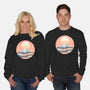 Calm Sunset-Unisex-Crew Neck-Sweatshirt-glitchygorilla
