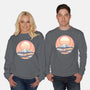 Calm Sunset-Unisex-Crew Neck-Sweatshirt-glitchygorilla