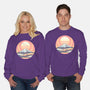 Calm Sunset-Unisex-Crew Neck-Sweatshirt-glitchygorilla