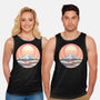 Calm Sunset-Unisex-Basic-Tank-glitchygorilla