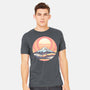 Calm Sunset-Mens-Heavyweight-Tee-glitchygorilla