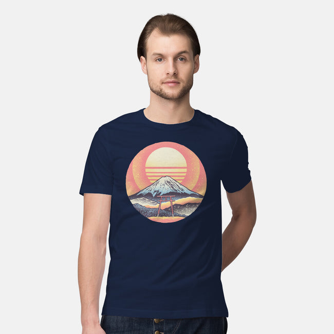 Calm Sunset-Mens-Premium-Tee-glitchygorilla