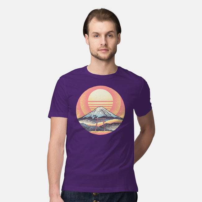 Calm Sunset-Mens-Premium-Tee-glitchygorilla