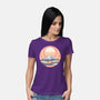 Calm Sunset-Womens-Basic-Tee-glitchygorilla