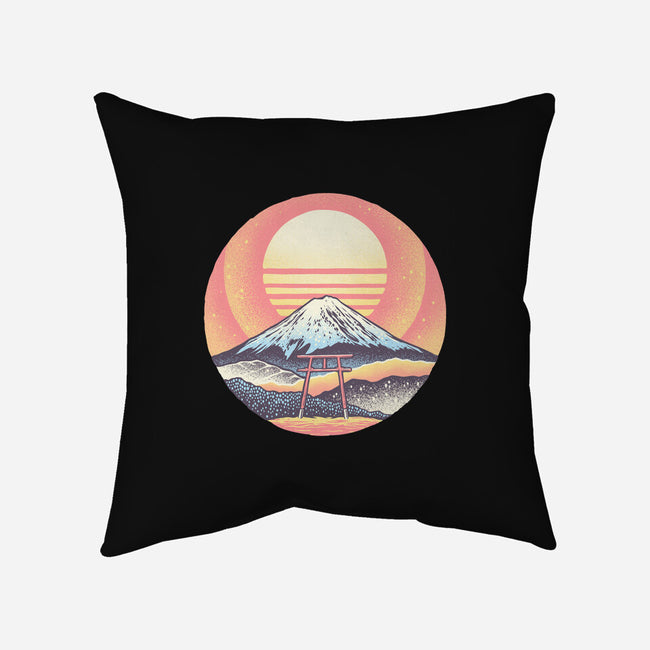 Calm Sunset-None-Removable Cover w Insert-Throw Pillow-glitchygorilla