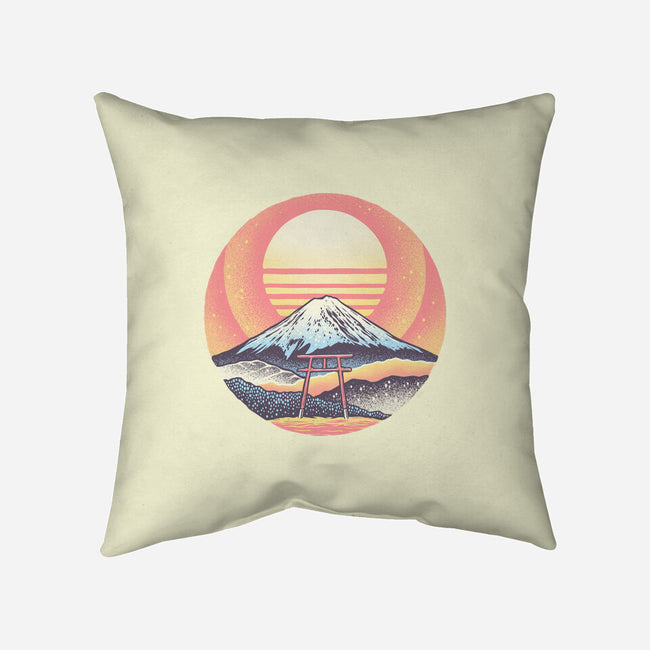 Calm Sunset-None-Removable Cover w Insert-Throw Pillow-glitchygorilla