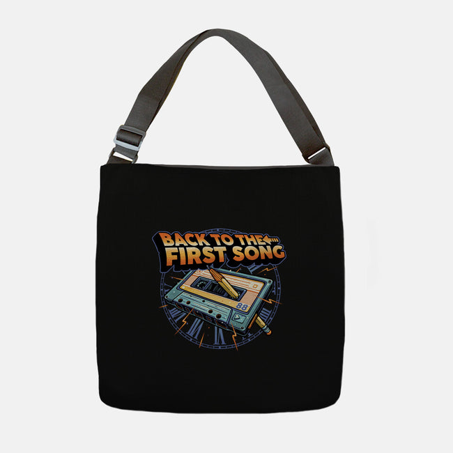 Back To The First Song-None-Adjustable Tote-Bag-glitchygorilla