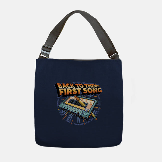 Back To The First Song-None-Adjustable Tote-Bag-glitchygorilla