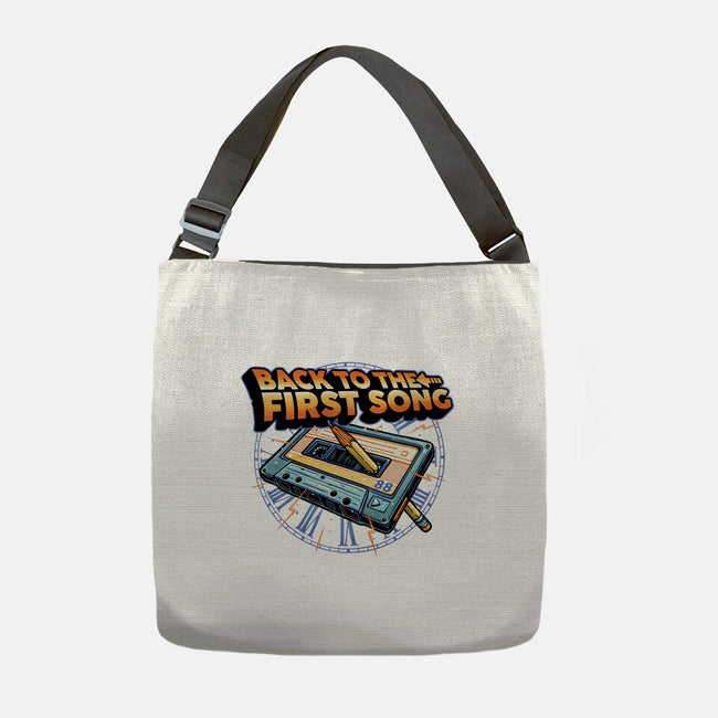 Back To The First Song-None-Adjustable Tote-Bag-glitchygorilla