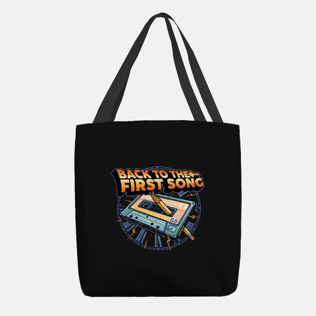 Back To The First Song-None-Basic Tote-Bag-glitchygorilla