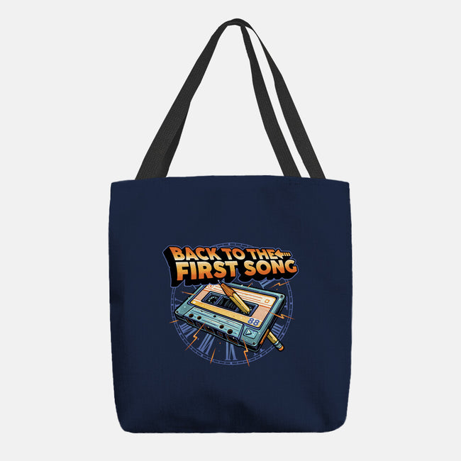 Back To The First Song-None-Basic Tote-Bag-glitchygorilla