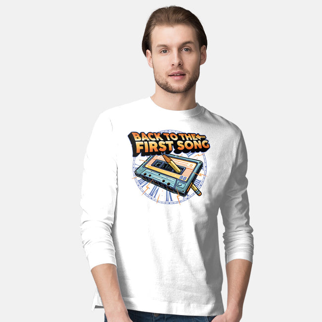 Back To The First Song-Mens-Long Sleeved-Tee-glitchygorilla