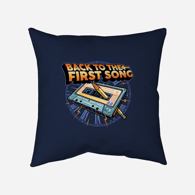 Back To The First Song-None-Removable Cover w Insert-Throw Pillow-glitchygorilla