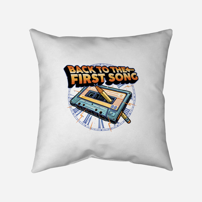 Back To The First Song-None-Removable Cover w Insert-Throw Pillow-glitchygorilla