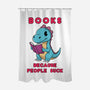 Books Because People Suck-None-Polyester-Shower Curtain-milasneeze