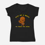 Give Me A Break-Womens-V-Neck-Tee-milasneeze