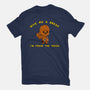 Give Me A Break-Womens-Fitted-Tee-milasneeze