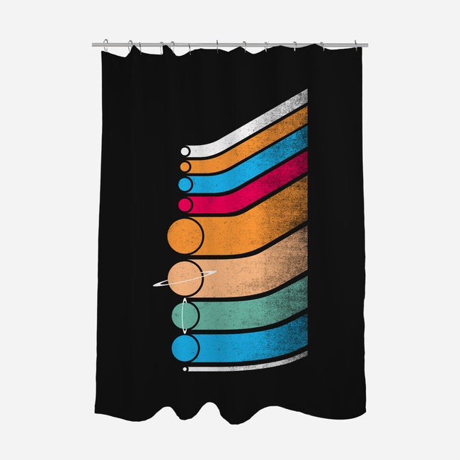 Retro Solar System-None-Polyester-Shower Curtain-rocketman_art