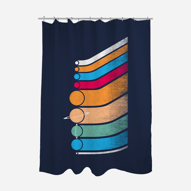 Retro Solar System-None-Polyester-Shower Curtain-rocketman_art