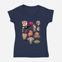 We Love Aliens-Womens-V-Neck-Tee-Bruno Mota