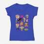 We Love Aliens-Womens-V-Neck-Tee-Bruno Mota