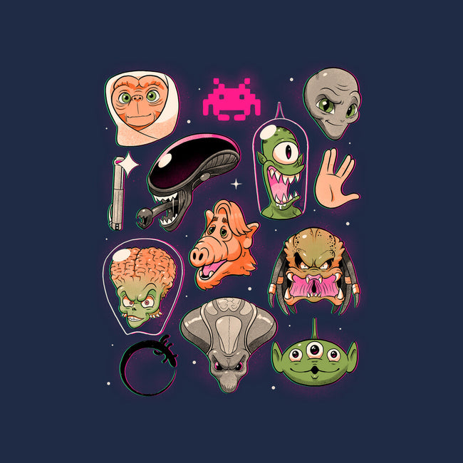 We Love Aliens-Womens-V-Neck-Tee-Bruno Mota