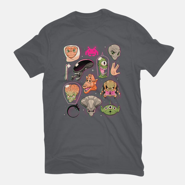We Love Aliens-Womens-Fitted-Tee-Bruno Mota