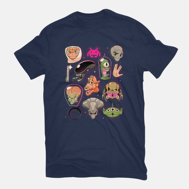 We Love Aliens-Womens-Fitted-Tee-Bruno Mota