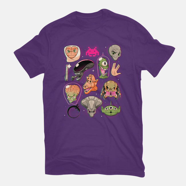 We Love Aliens-Womens-Fitted-Tee-Bruno Mota