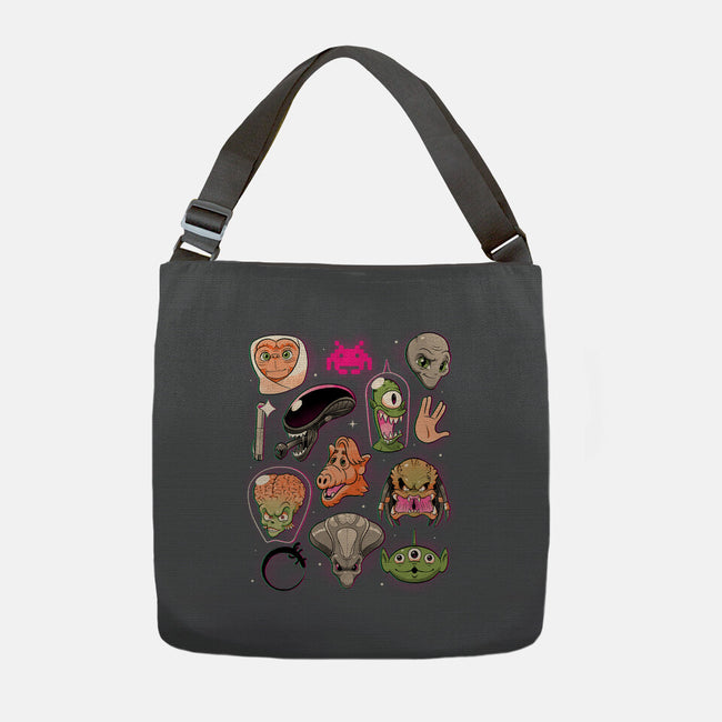 We Love Aliens-None-Adjustable Tote-Bag-Bruno Mota