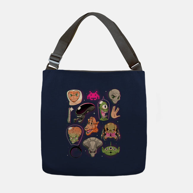 We Love Aliens-None-Adjustable Tote-Bag-Bruno Mota