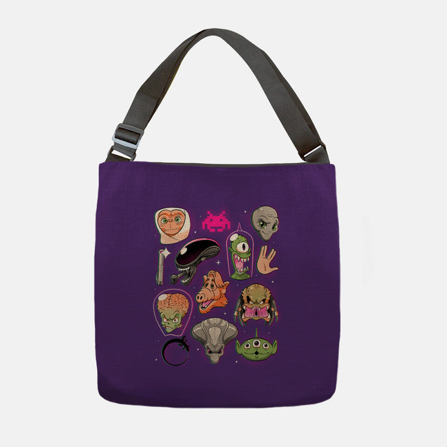 We Love Aliens-None-Adjustable Tote-Bag-Bruno Mota