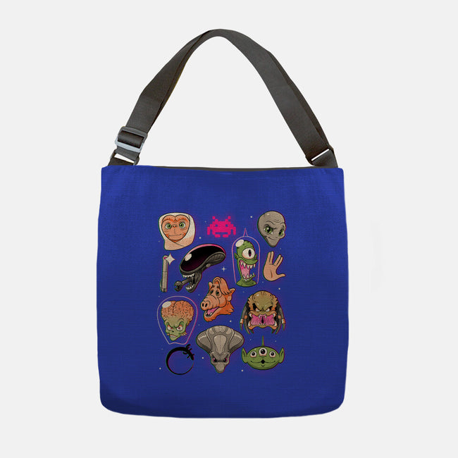 We Love Aliens-None-Adjustable Tote-Bag-Bruno Mota