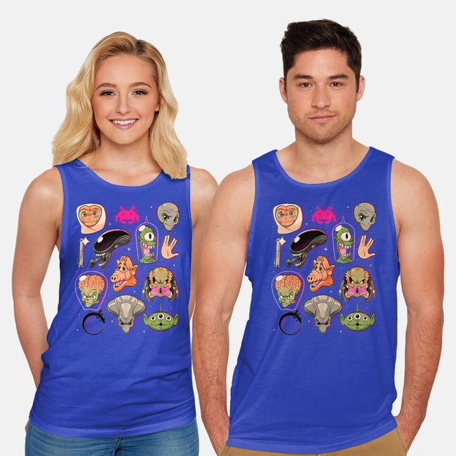 We Love Aliens-Unisex-Basic-Tank-Bruno Mota