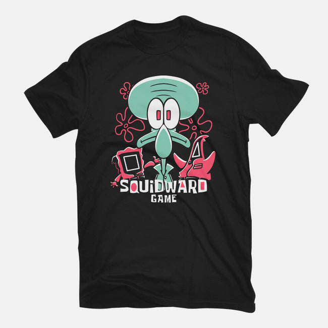 Squidward's Game-Womens-Fitted-Tee-estudiofitas