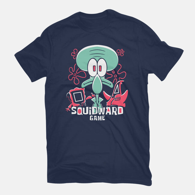 Squidward's Game-Womens-Fitted-Tee-estudiofitas