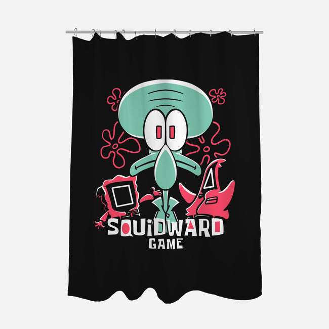 Squidward's Game-None-Polyester-Shower Curtain-estudiofitas