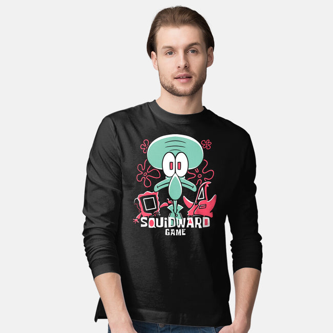 Squidward's Game-Mens-Long Sleeved-Tee-estudiofitas