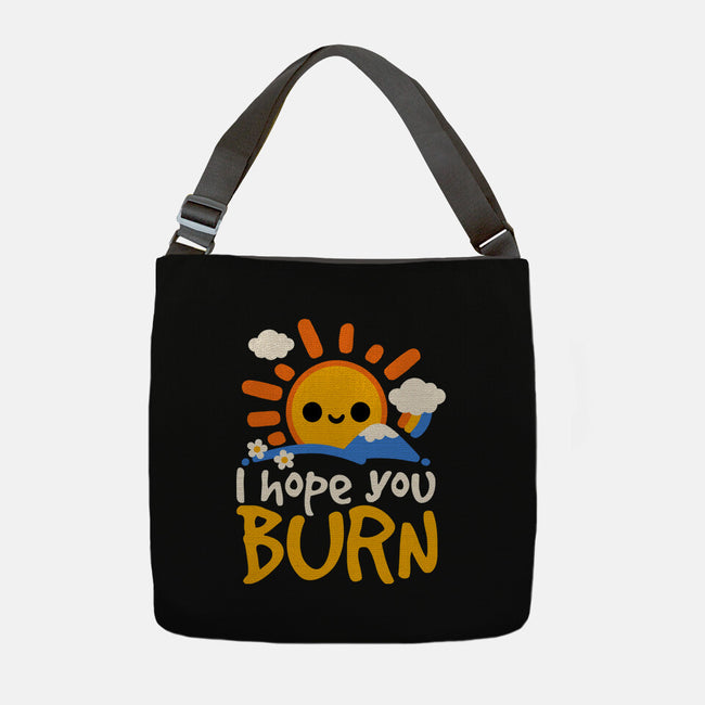 I Hope You Burn-None-Adjustable Tote-Bag-NemiMakeit