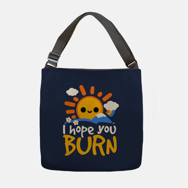I Hope You Burn-None-Adjustable Tote-Bag-NemiMakeit