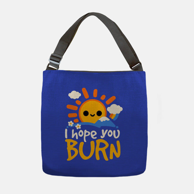 I Hope You Burn-None-Adjustable Tote-Bag-NemiMakeit