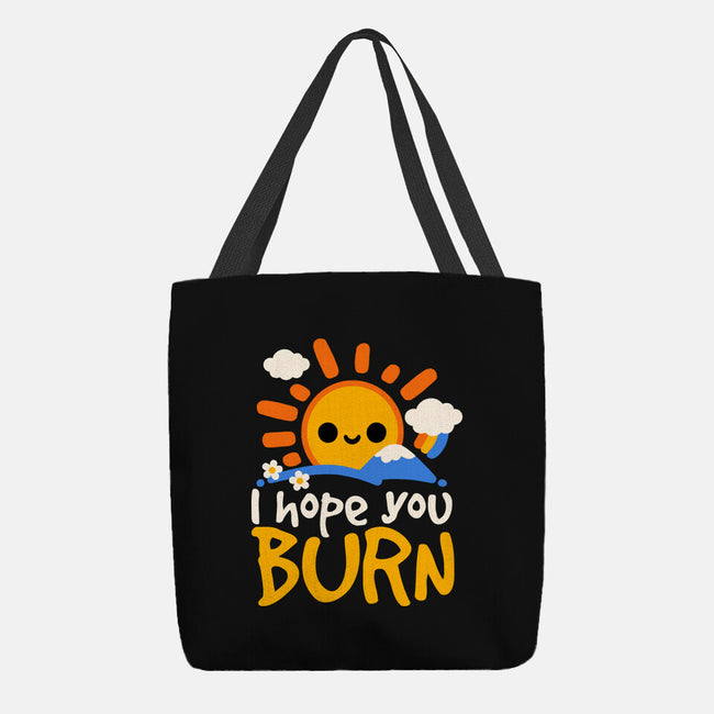 I Hope You Burn-None-Basic Tote-Bag-NemiMakeit