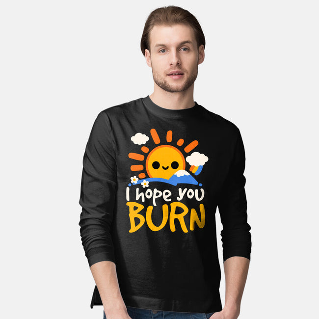 I Hope You Burn-Mens-Long Sleeved-Tee-NemiMakeit