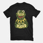 Talk To The Kermit Hand-Womens-Fitted-Tee-glitchygorilla