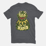 Talk To The Kermit Hand-Womens-Fitted-Tee-glitchygorilla