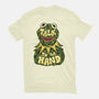 Talk To The Kermit Hand-Mens-Basic-Tee-glitchygorilla