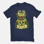 Talk To The Kermit Hand-Womens-Fitted-Tee-glitchygorilla