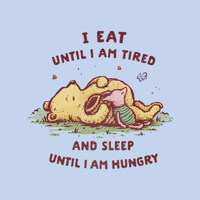 Eating And Sleeping-None-Glossy-Sticker-kg07