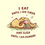 Eating And Sleeping-None-Matte-Poster-kg07